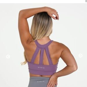 NVGTN Lavender Sports Bra/Crop Top.